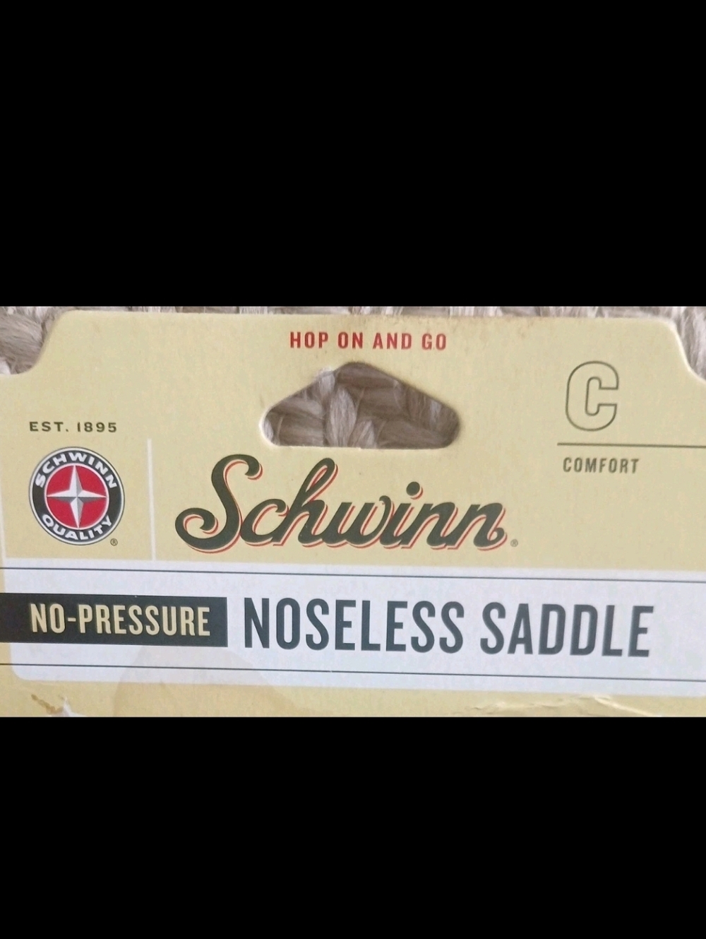 Schwinn Black Bicycle Seat No Pressure Noseless Saddle NWT - Picture 15 of 16